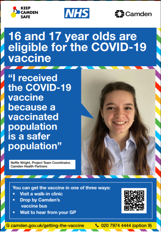 vaccine content for 16 and 17 year olds A£