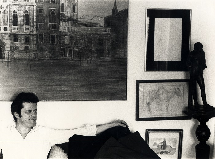 Richard Beer at home in 1970
